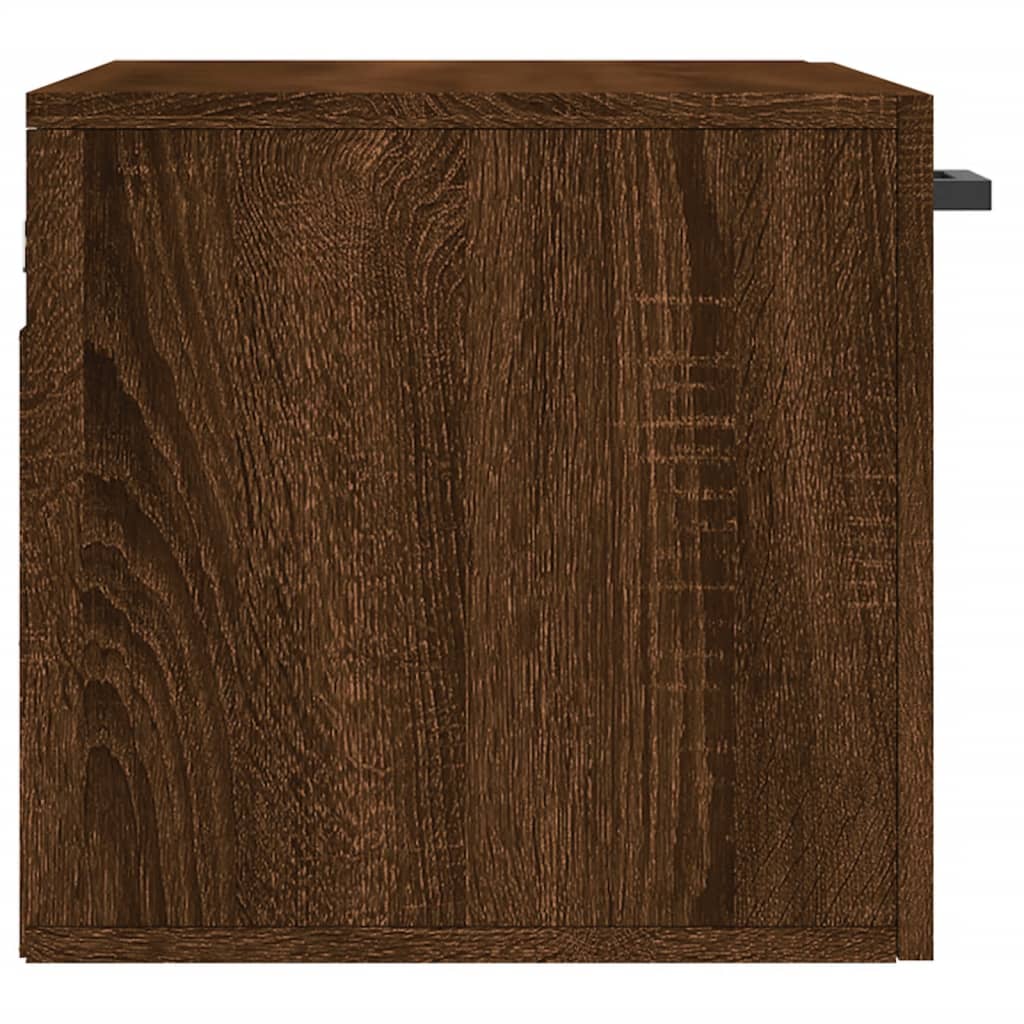 Wall Cabinet Brown Oak 60x36.5x35 cm Engineered Wood